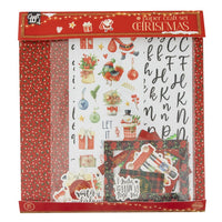 Божиќен сет за Scrapbooking во црвено - 1