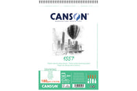 Блок за скицирање Canson 1557 со фина текстура 180 g/m² A4, 30 листови со спирала