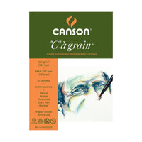 Canson C a grain скицер 180 g/m² 30 листа A5 ситнозрнест лепен