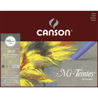 Canson Mi-Teintes лепен блок за пастел 160 g/m² 30 листови 32 x 41 cm Grey