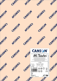 Хартија за пастел Canson Mi-Teintes A3 160 g - 10 листови – Зорна розова 103