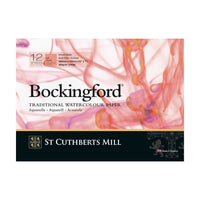 CANSON St Cuthberts Bockingford акварелен блок мазен (HP) бел 300 g/m² - 12 листови