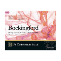 CANSON St Cuthberts Bockingford акварелен блок мазен (HP) бел 300 g/m² - 12 листови