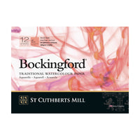 CANSON St Cuthberts Bockingford акварелен блок мазен (HP) бел 300 g/m² - 12 листови