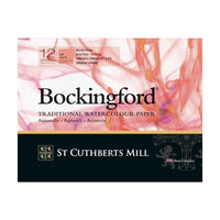CANSON St Cuthberts Bockingford акварелен блок мазен (HP) бел 300 g/m² - 12 листови