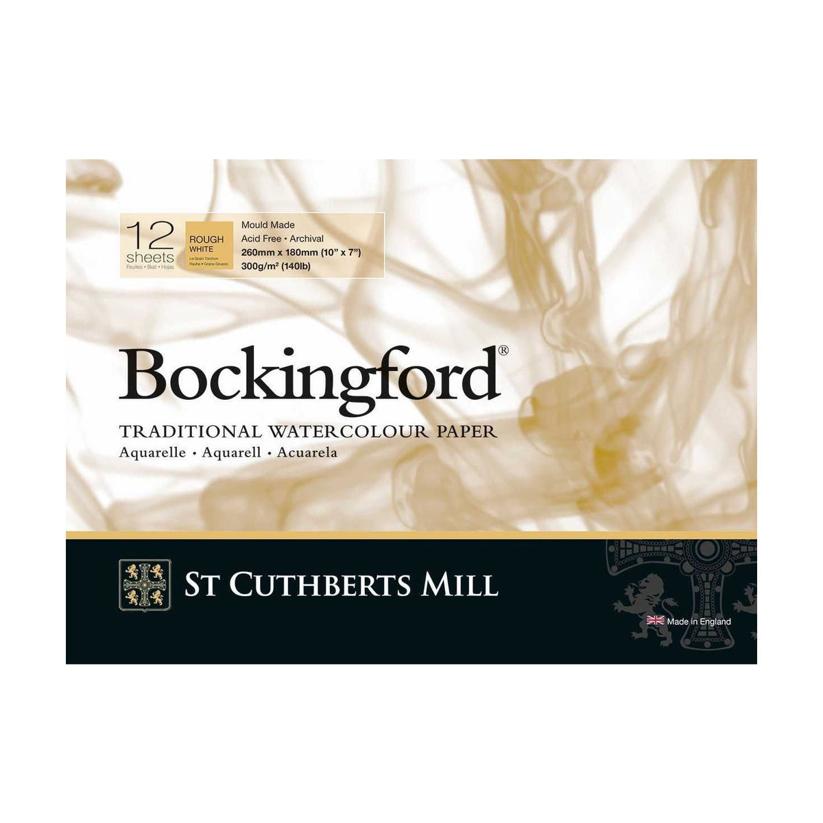 CANSON St Cuthberts Bockingford акварелен блок Rough 300 g/m² - 12 листови