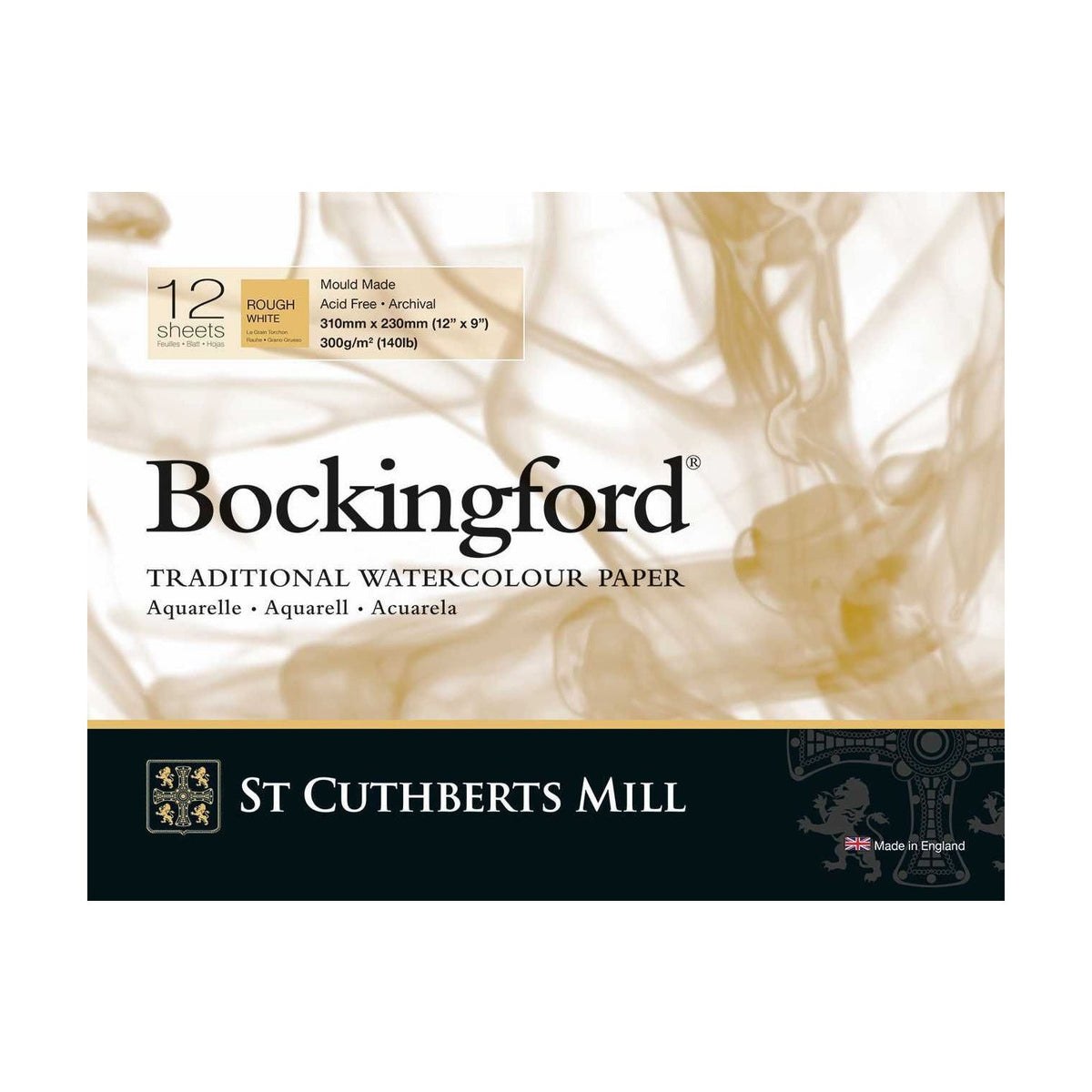 CANSON St Cuthberts Bockingford акварелен блок Rough 300 g/m² - 12 листови