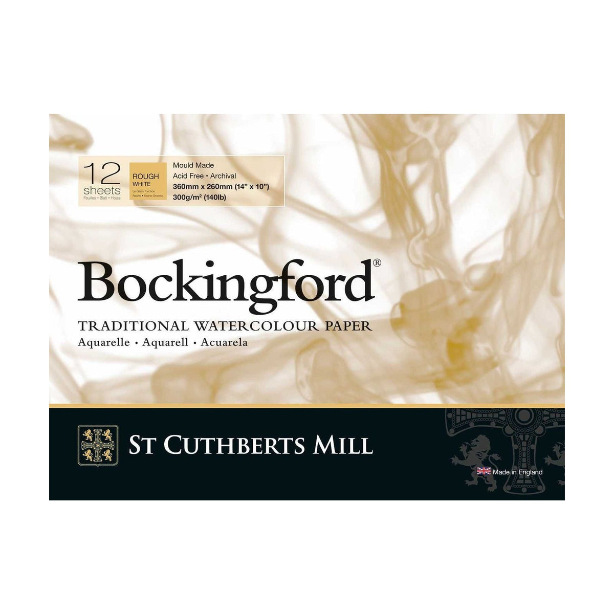 CANSON St Cuthberts Bockingford акварелен блок Rough 300 g/m² - 12 листови