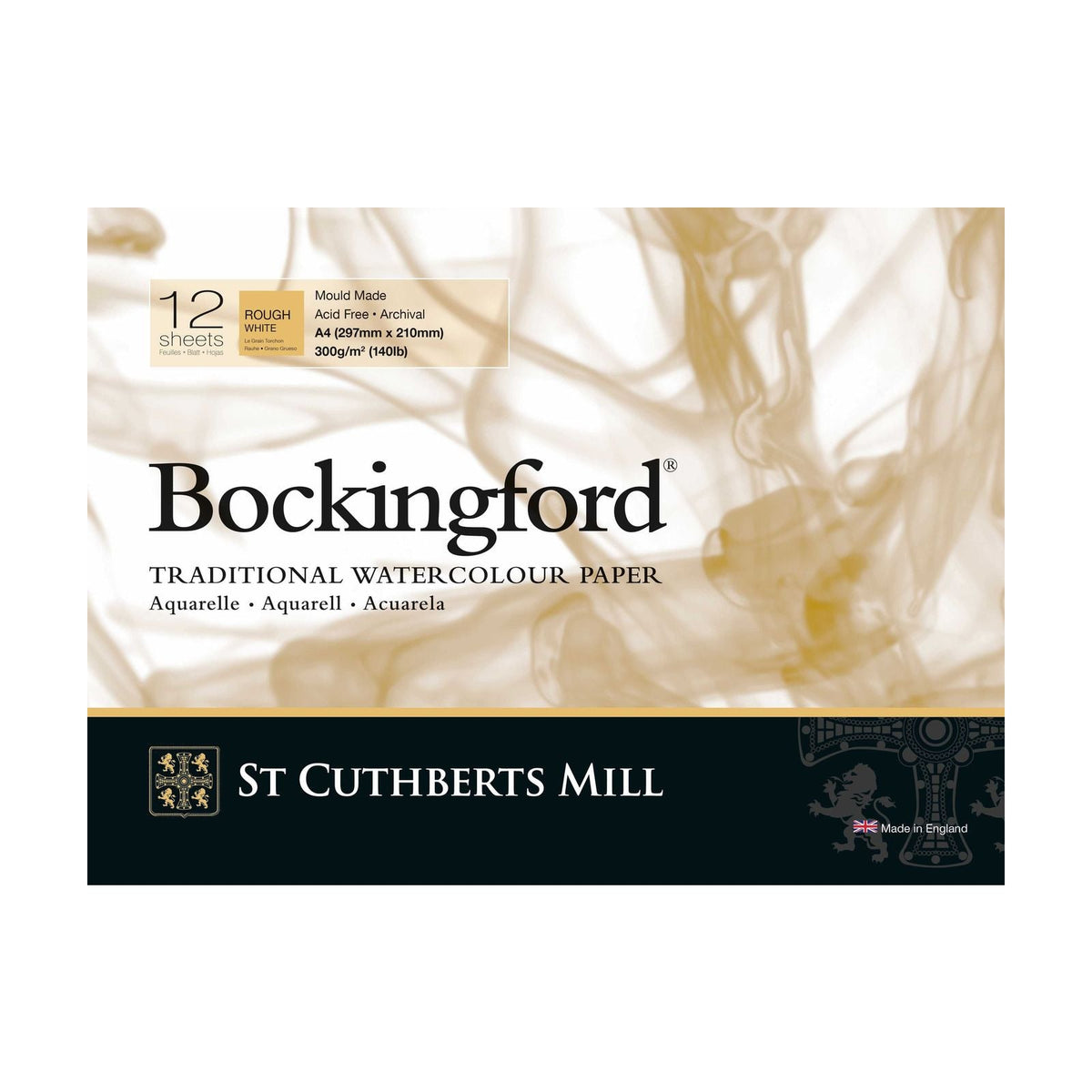 CANSON St Cuthberts Bockingford акварелен блок Rough 300 g/m² - 12 листови