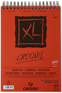 CANSON XL Croquis блок за цртање 90 g/m² A3 - 120 листови, спирала горе