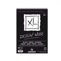 CANSON Canson XL Dessin Black скицен блок 150 g/m², 40 листови, A4, спирален повез