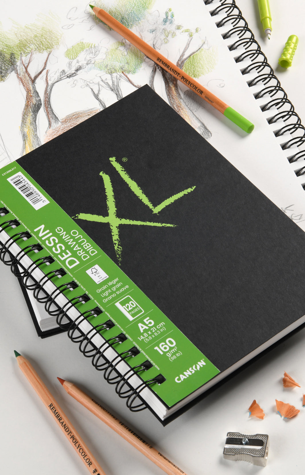 Canson XL Drawing блок за цртање 160 g/m² 120 листа A4