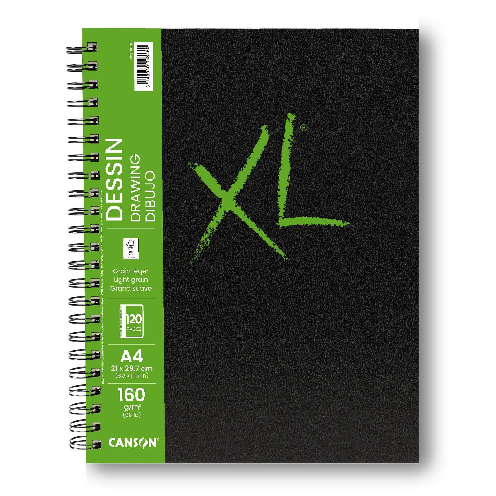 Canson XL Drawing блок за цртање 160 g/m² 120 листа A4