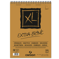 Блок за скицирање CANSON XL Extra Blanc 90 g/m² 120 листови A4 со спирала горе