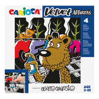 Carioca кадифени боенки 4 пар. – CENTO Graffiti