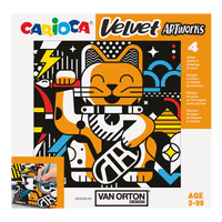Carioca кадифени боенки 4 пар. – VAN ORTON Art