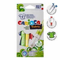 Carioca маркери за текстил, макси врв, микс бои