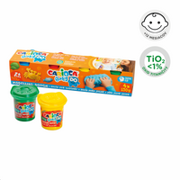 Carioca маса за моделирање Baby Do 1+, 150 g, микс од бои – 4 ×
