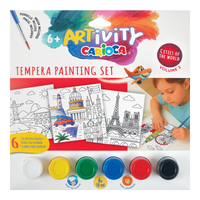Carioca сет боенки со темперни бои ARTivity Големи градови – 2, 6+