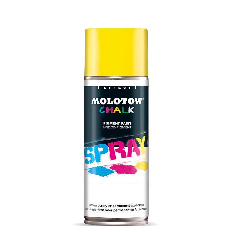 Chalk paint боја во спреј Molotow Chalk Pigment 400 ml