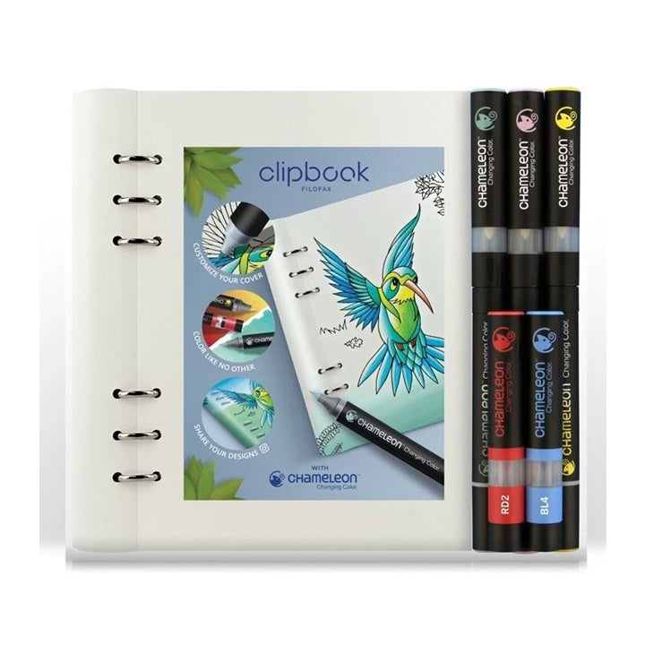 Chameleon пенкала со тетратка Filofax- сет 6 парчиња
