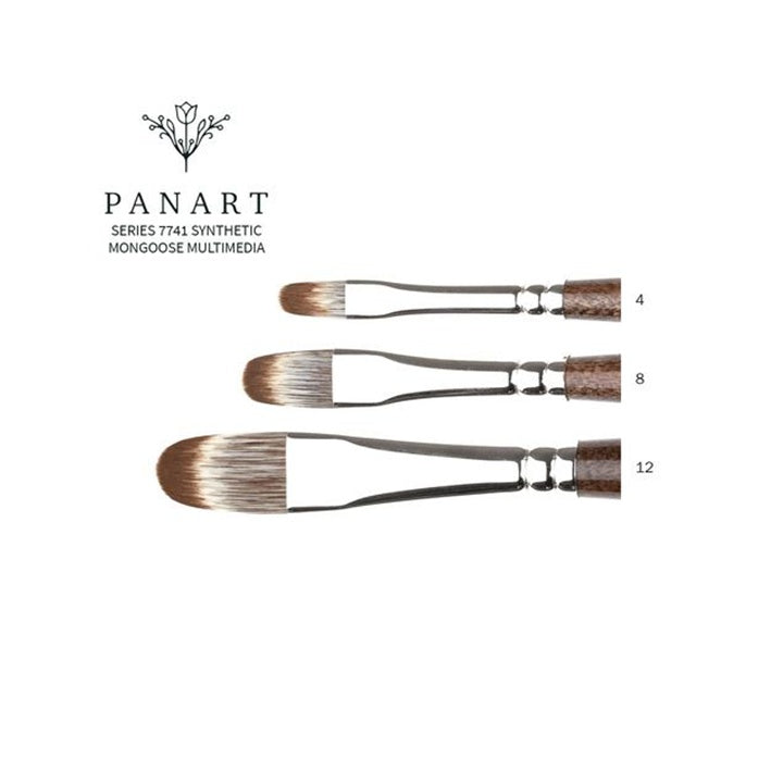 Четка за филберт PanArt 7741 - синтетички влакна од мангуста