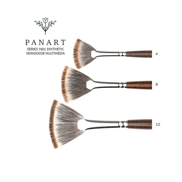 Четка за вентилатор PanArt 7801 - Синтетички влакна од мангуста
