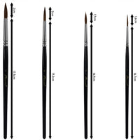 Четки Phoenix од ласичја длака 6616S2 - сет од 4 дела