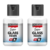 Чиста смола Super Glass Pentart 1:1 - 2 x 40 ml