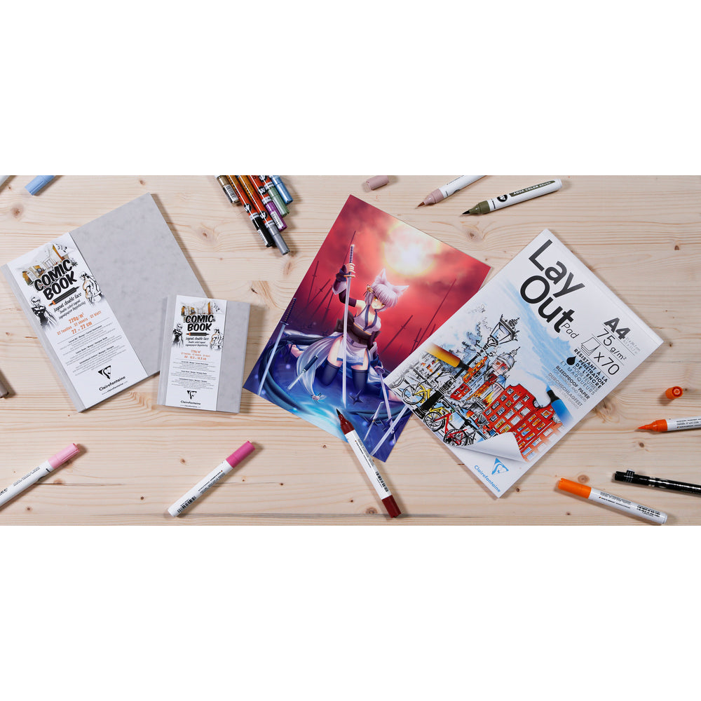 Clairefontaine блок за стрипови 220 g 32L лепен