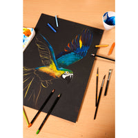 Clairefontaine Paint'On Mix Media блок 250 g 20 листа лепен Black