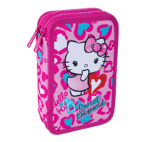 Colorino двокатен полн несесер Jumper 2 Hello Kitty – Hello Kitty розова