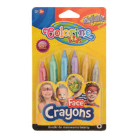 Colorino металик бои за лице во стик, 6 бои