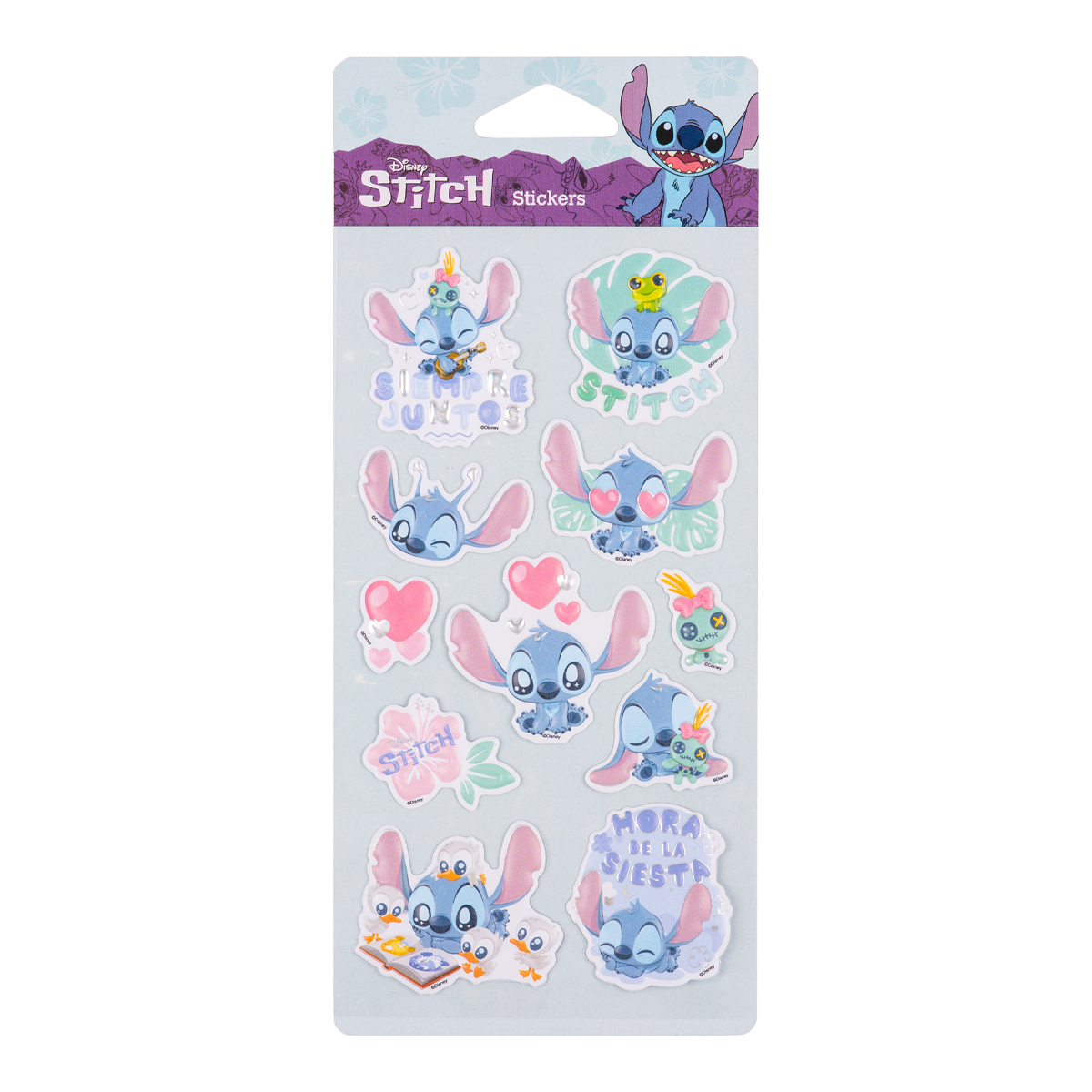 Colorino Pop-Up налепници Stitch Pastel 1, микс мотиви