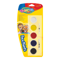 Colorino суви бои за лице со четка – 5 бои