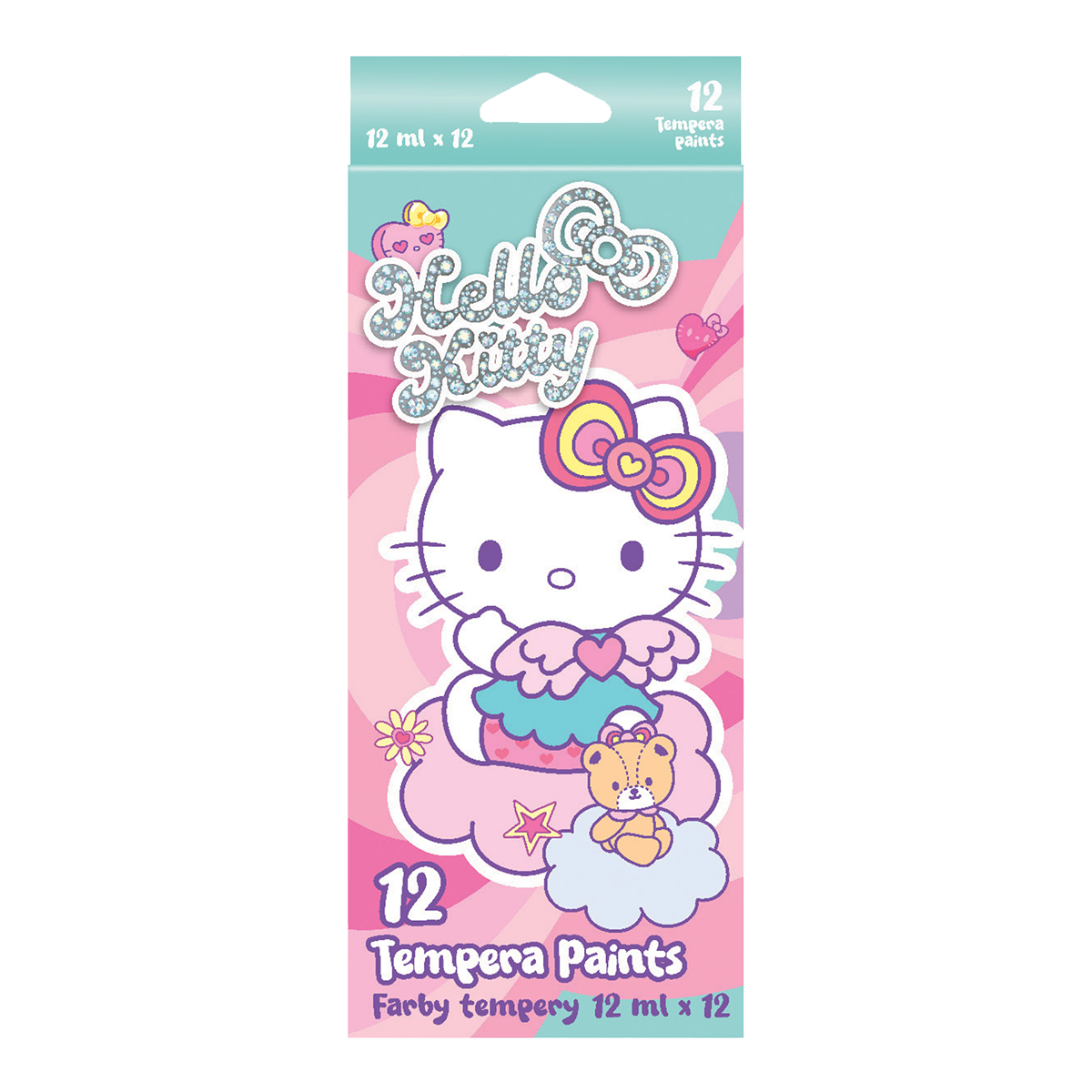Colorino темперни бои Hello Kitty во туба, 12 бои