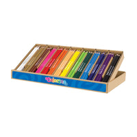 Colorino триаголни дрвени боички BIG BOX, 14 бои