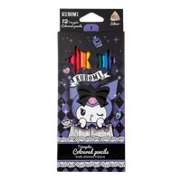 Colorino триаголни дрвени боички Kuromi, 12 бои