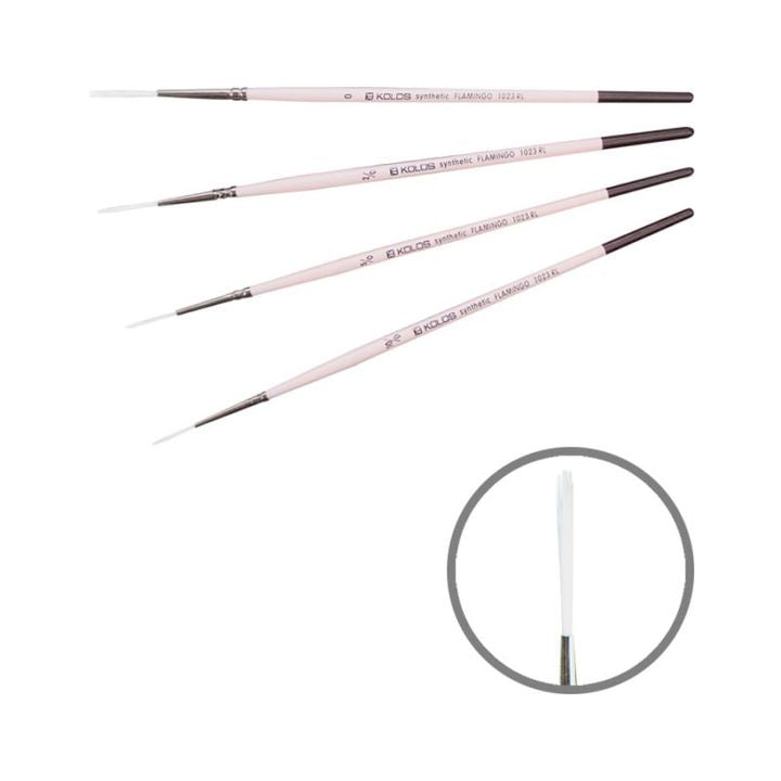 COLOS Flamingo 1023RL Synthetic Liner четка - 1