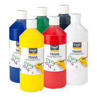 Creall сет транспарентни бои Trans, 6 × 500 ml