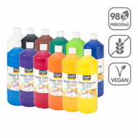Creall темперни бои, 1 000 ml, микс бои – 12 ×