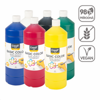 Creall темперни бои, 1 000 ml, микс бои – 6 ×
