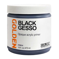 Црн акрилен прајмер GOLDEN Black Gesso