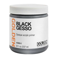 Црн акрилен прајмер GOLDEN Black Gesso