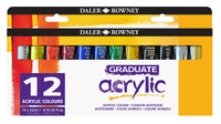 DALER ROWNEY Graduate сет акрилни бои 12 x 22 ml