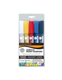 DALER ROWNEY Simply сет акрилни маркери 5 пар. (2–3 mm)