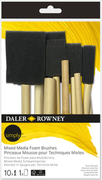 Daler-Rowney Simply сет сунѓерести апликатори 10 пар.