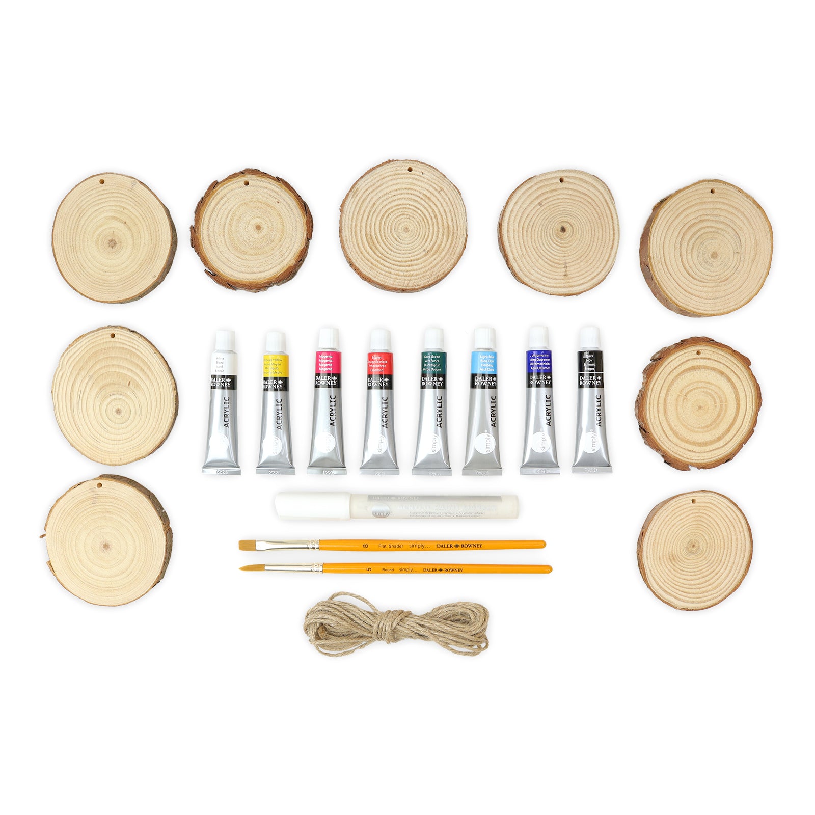 DALER ROWNEY Simply сет за сликање на дрво