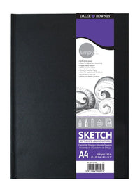 Скицник DALER ROWNEY Simply екстра бел 100 g A4 54Л тврд повез