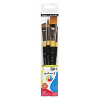 DALER ROWNEY System3 сет четки за акрил SH 401 4 пар.